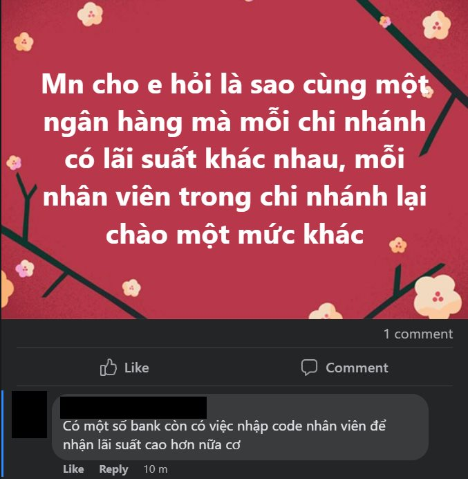 Người gửi tiền chóng mặt vì cùng một ngân hàng nhưng lãi suất mỗi nơi mỗi khác - Ảnh 2.