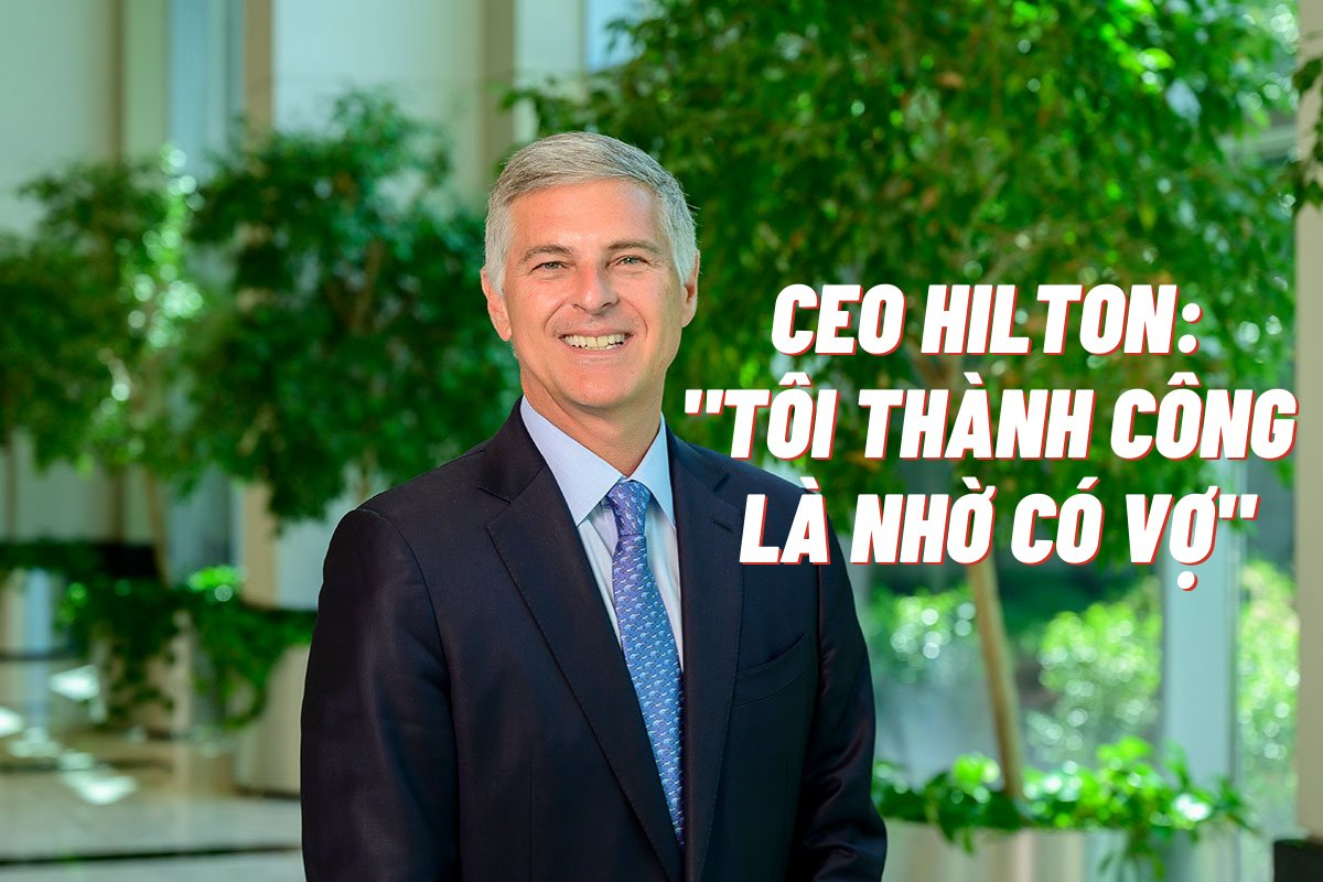 Từ người thông bồn cầu đến CEO đế chế Hilton: ‘Tôi thành công là nhờ có vợ’ - Ảnh 1.