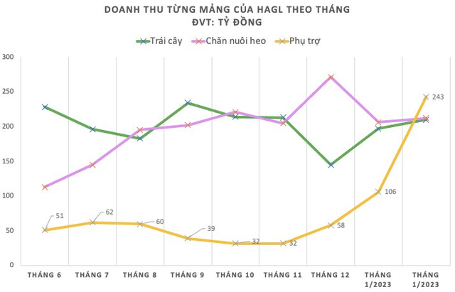 Bán thịt heo không có lãi, Hoàng Anh Gia Lai đạt hơn trăm tỷ lợi nhuận tháng 2/2023 chủ yếu nhờ chuối - Ảnh 1.