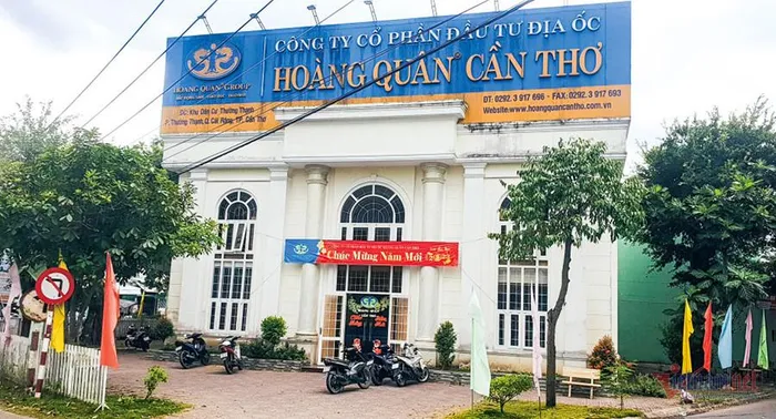 Công ty Hoàng Quân Cần Thơ bán chui hơn 500 căn nhà liên kế. (Ảnh: Anh Phương)