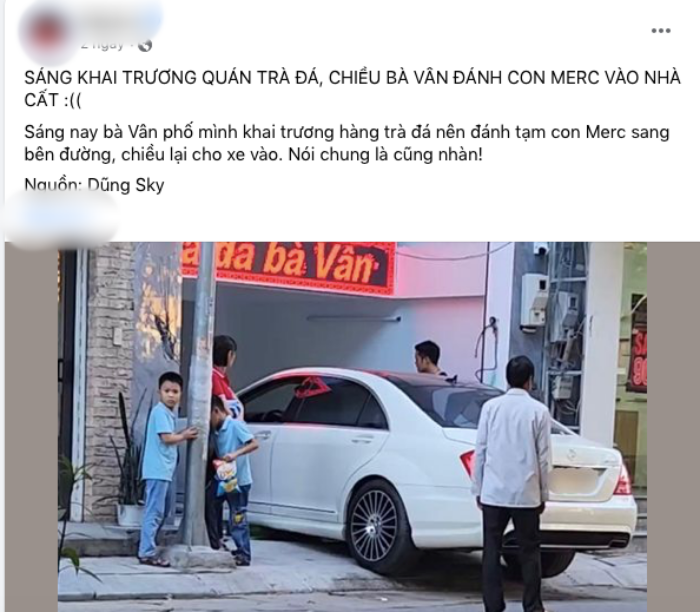 Chủ quán trà đá Hà Nội nói gì trước tin &quot;sáng bán trà đá, chiều đánh Mercedes vào nhà cất&quot;? - Ảnh 1.