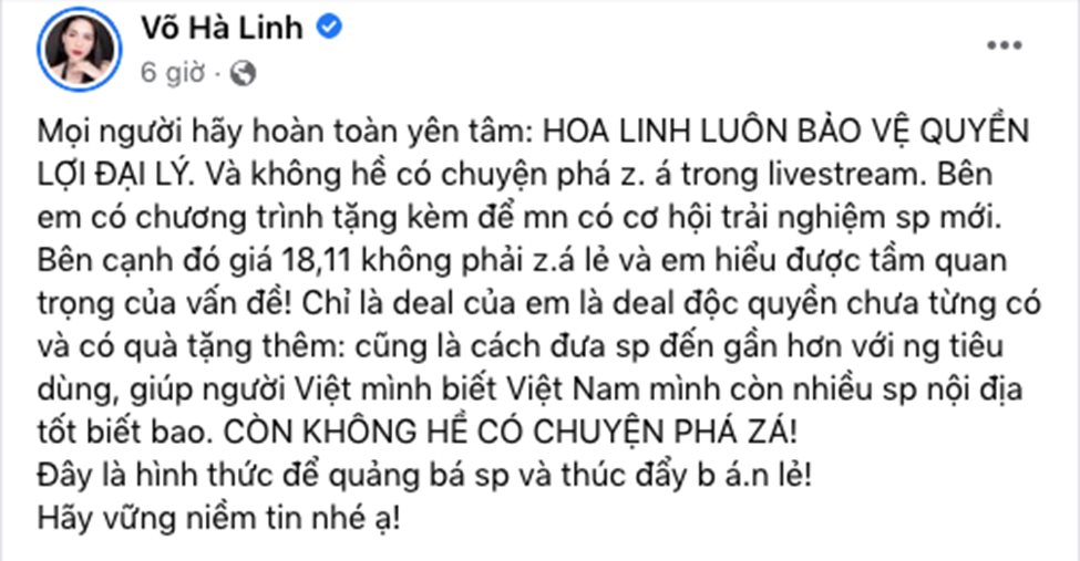 Thuê &quot;chiến thần&quot; Hà Linh bán dầu gội giá sốc, Dược phẩm Hoa Linh bị hàng loạt nhà thuốc &quot;quay xe&quot; - Ảnh 2.